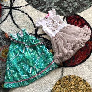 Lot of 2 Dresses🌿🐰 2T